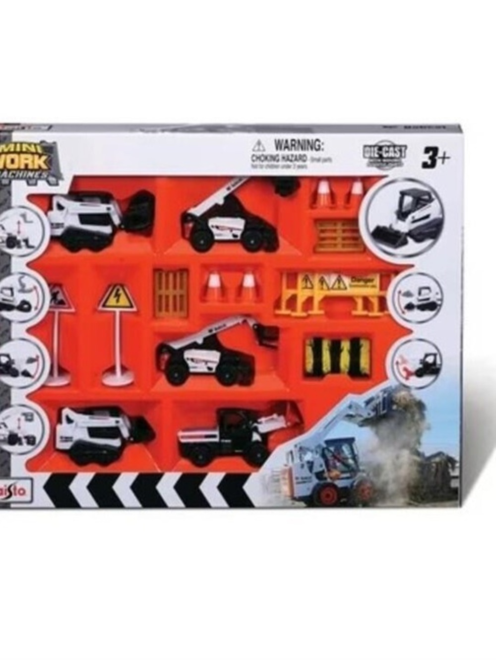 Maisto Mini Work Machines Bobcat Die-Cast Set